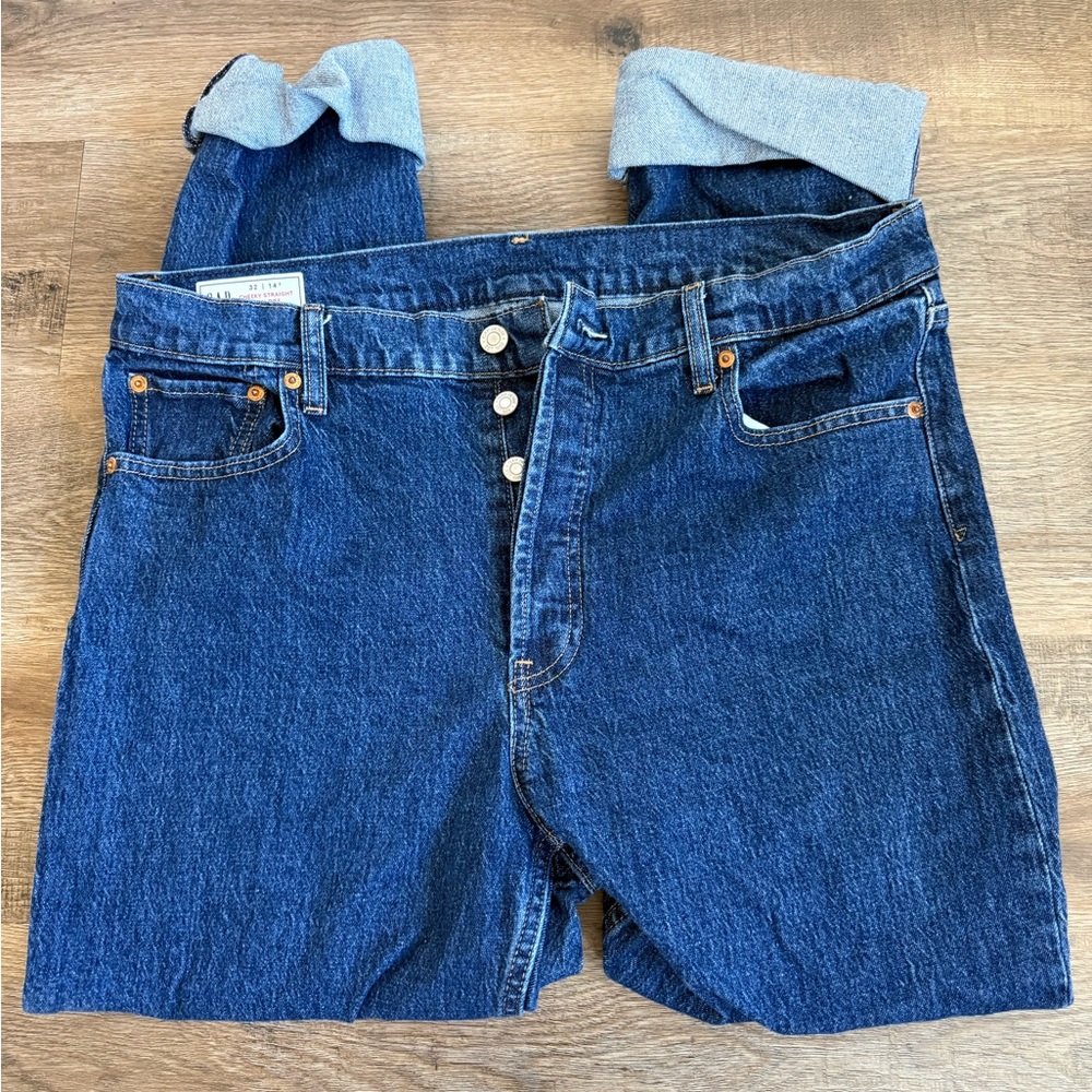 GAP Women's High Rise Jeans - Dark Blue